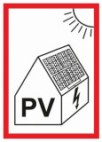 Označení fotovoltaické instalace