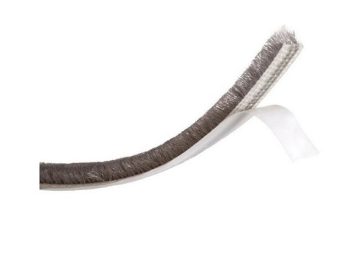 Těsnící kartáč 4mm, L 11m, šedý