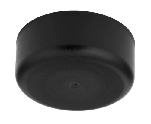 Kluzák O 53,5x23,5mm, plast, samolepící, černý