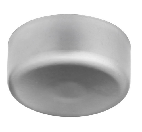 Kluzák O 53,5x23,5mm, plast, samolepící, stříbrný