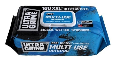 ULTRAGRIME - Profi čisticí ubrousky MULTIUSE 100 ks XXL