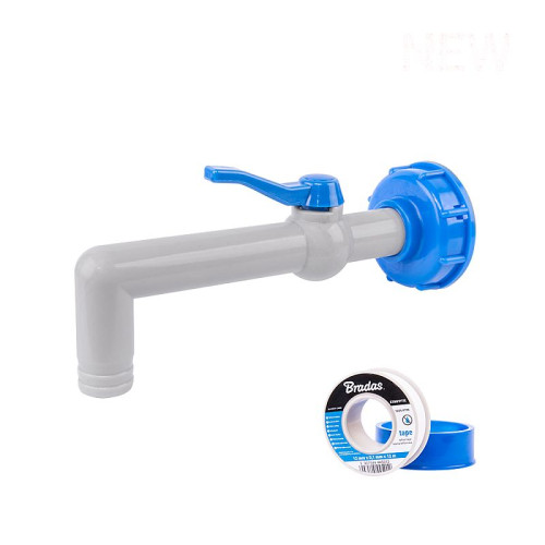 Kohout  IBC 90° IBCS60x6 pro 25mm hadici s PTFE páskou
