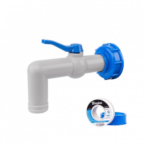 Kohout IBC 90° IBCS60x6 pro 32mm hadici s PTFE páskou