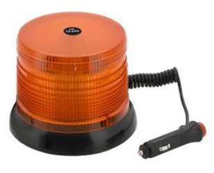 Maják 40LED 12V oranžový