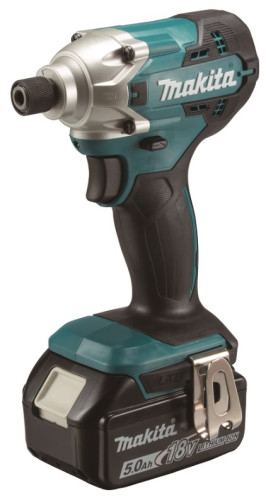 Makita DTD156RTJ Aku rázový utahovák 1/4" Li-ion LXT 18V/5,0Ah, Makpac