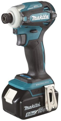 Makita DTD172RTJ Aku rázový utahovák 1/4" Li-ion LXT 18V/5,0Ah, Makpac