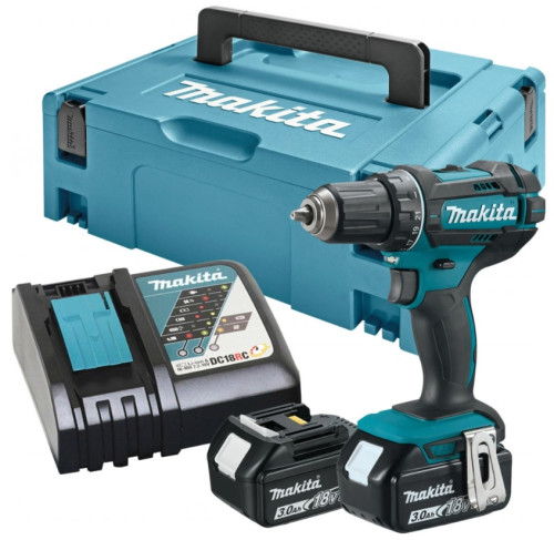 Makita DDF482RFJ Aku vrtací šroubovák Li-ion LXT 18V/3,0 Ah