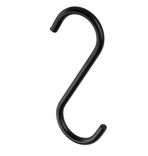 S háček RT-48, černý, 5 ks