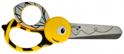 Fiskars Nůžky dětské včela 13cm KIDS ANIMALS (1003747)