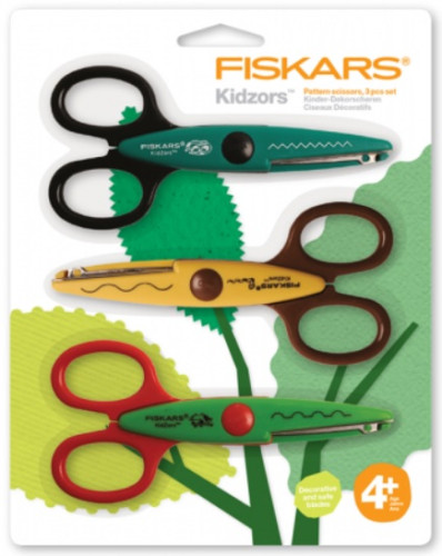 Fiskars Nůžky dětské mokřadová zvířátka 13cm KIDZORS 3ks (1003845)