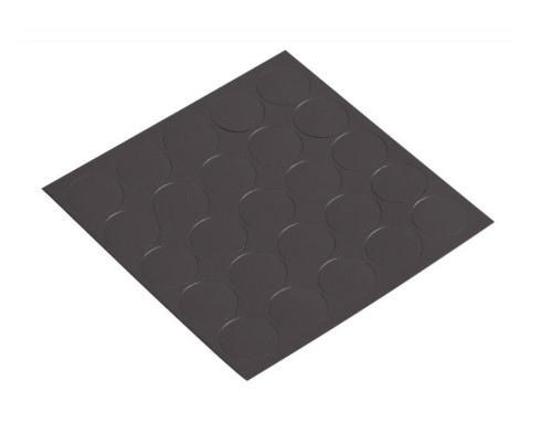 Samolepicí krytky, průměr 14mm, antracit, 25 ks