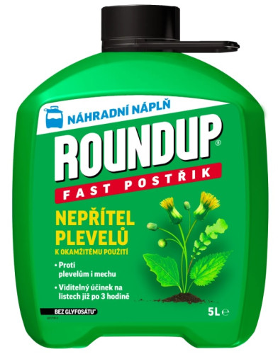 Herbicid Roundup Fast Postřík 5l bez glyfosátu