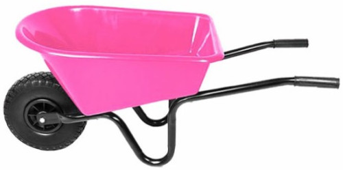 Kolečko dětské plastové růžové 30l