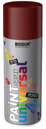 SPREJ LAK BIODUR - RAL3011, červenohnědá, 400ml