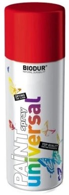 SPREJ LAK BIODUR - RAL3020, červená dopravní , 400ml