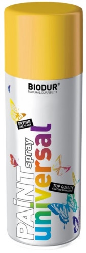 SPREJ LAK BIODUR - RAL1023, žlutá dopravní , 400ml
