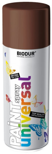 SPREJ LAK BIODUR - RAL8011, oříškově hnědá, 400ml
