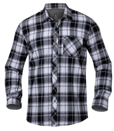 Pánská pracovní košile ARDON OPTIFLANNELS flanelová, černá