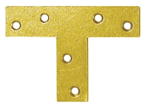 Tesařská spojka typu "T"  70X50X16X2,0mm, pozink žlutý