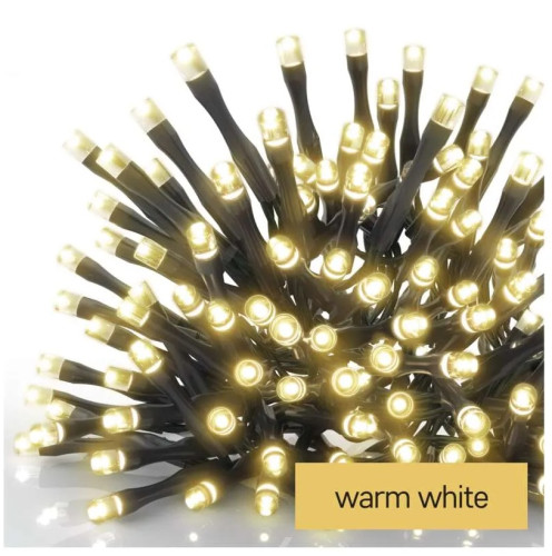 Standard LED spojovací vánoční řetěz, 5 m, venkovní i vnitřní, teplá bílá