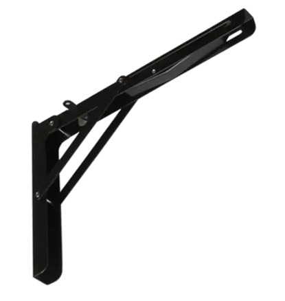 Skládací konzole černá 300 X 215 mm