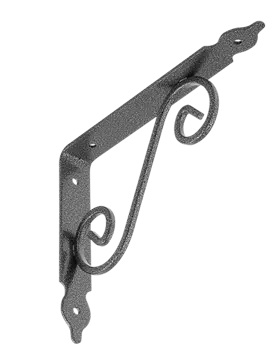 Dekorační konzole kovaná gradovaná stříbrná