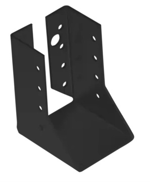 Trámová botka uzavřená černá 48x96x2,0