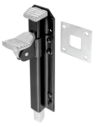 Zástrč věžový padací šroub černý  210x52x2,3mm