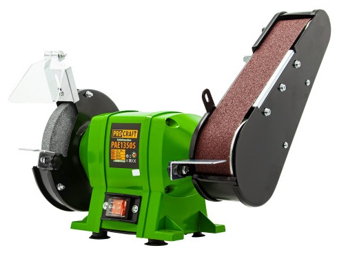 Procraft PAE1350S bruska kombinovaná, pásová a kotoučová pr. 150, PAS 50x686, 250W