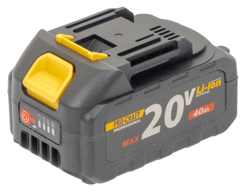 Procraft Baterie akumulátorová 20V Li-ion 4000 mAh ATA-40B