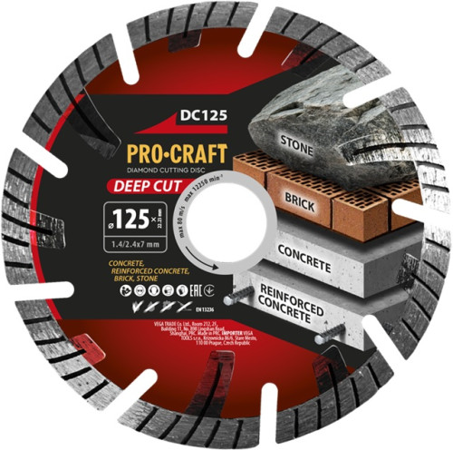 Procraft Deep Cut Diamantový řezný kotouč