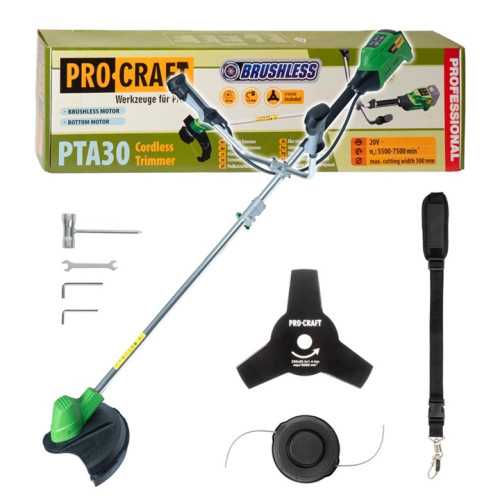 Procraft PTA30 Aku křovinořez (bez baterie a nabíječky) 300mm, 1x20V