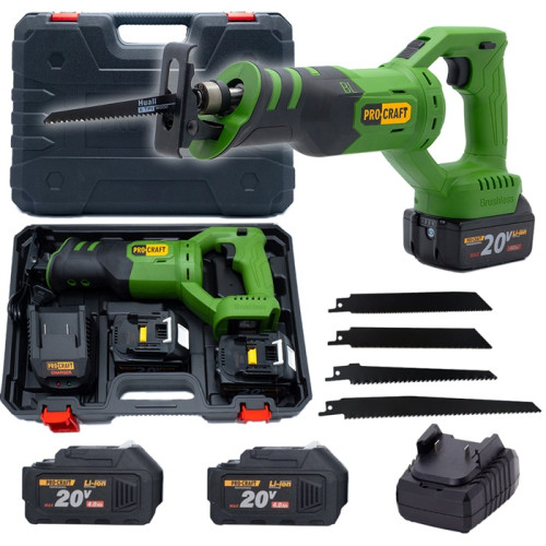 Procraft PSS20 Pila ocaska aku 20V Li-ion, 2 x 4 AH