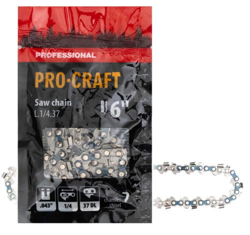 Procraft L.1/4.37 Řetěz pro řetězovou ruční AKU pilu PKA32Li, L.1/4.37