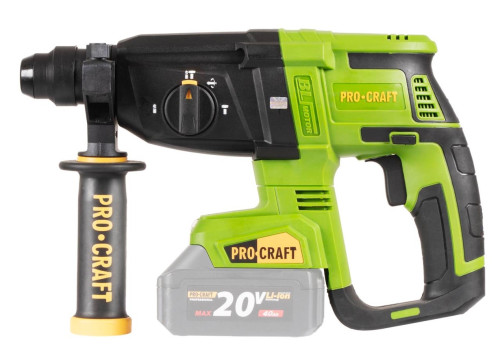 Procraft PHA40bb-c  Aku vrtací kladivo 2.6J, 20V, SDS+