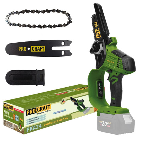 Procraft PKA24 Aku ruční pilka  lišta 100mm, 20V, 4600ot., pro prodluž. nástavec