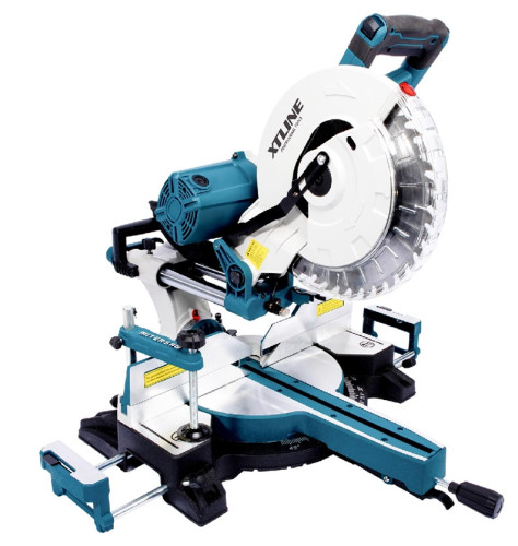 XTLINE XT106305 Pokosová pila s pojezdem a laserem 2000 W, 305 mm
