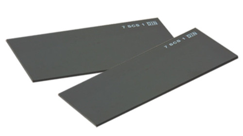 Sklo do svářečské kukly 108x51 mm, tmavost 12