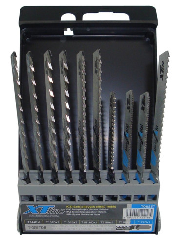 XTline T08SET Sada pilových plátků 10 dílů