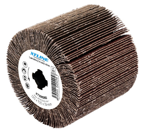 XTline XT391060  Lamelový brusný válec 120x100 mm, zr. 60