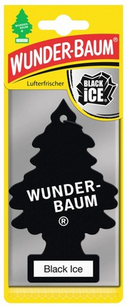 Vůně do auta WUNDER-BAUM stromeček Black Ice