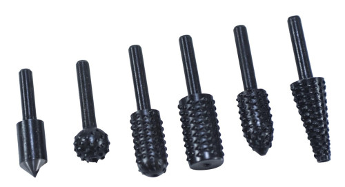 XTline XT181006 Rašple rotační do dřeva 6 dílů