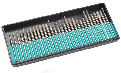 EXTOL CRAFT 73420 Diamantová brusná tělíska, sada 30ks