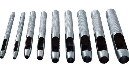 EXTOL CRAFT 10266 Děrovač kůže sada 9ks 2-10mm