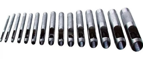 EXTOL CRAFT 76700 Děrovač kůže sada 15ks 2-22mm