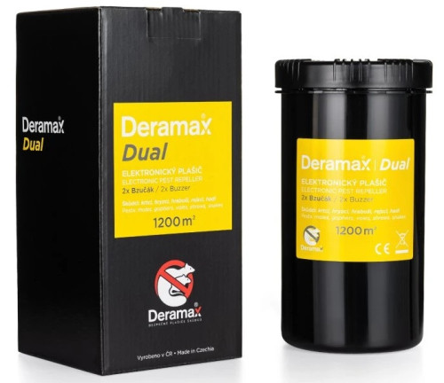 Deramax®-Dual - Elektronický (plašič) odpuzovač krtků a hryzců