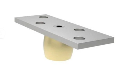 Sodní vodící kolečko pro závěsné brány Zn, 110x40