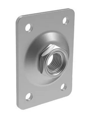 Příruba kotvící - otočná Zn, M20, 100x100