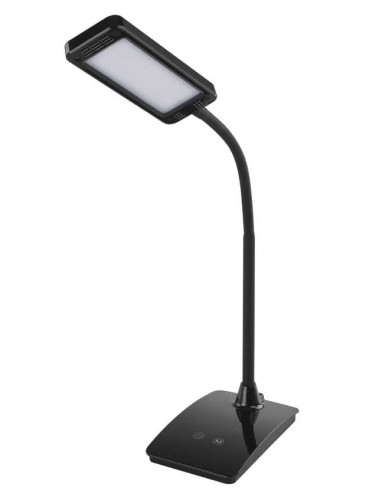 EMOS Z7599B LED stmívatelná stolní lampa EDDY, 480lm, černá