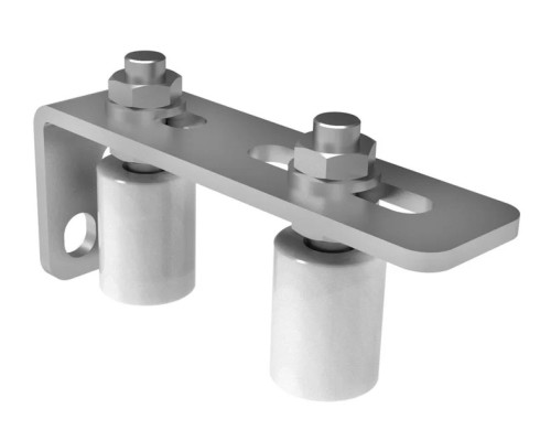 ROLNA nylonová s konzolou 2x ROLNA nylon pr.30mm, rozteč 5-65mm, 150x60x40mm, Zn